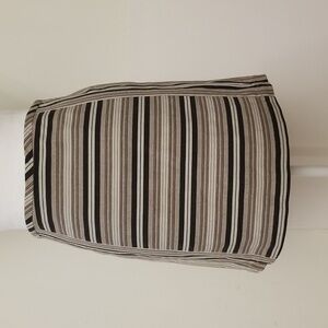 Derek Lam 10 Crosby Striped Cotton Skirt